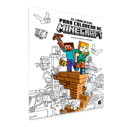 Libro para Colorear Minecraft VR Editoras