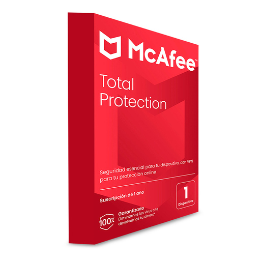 Antivirus McAfee Total Protection Licencia 1 año 1 dispositivo