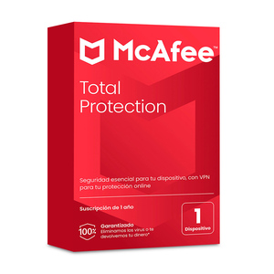Antivirus McAfee Total Protection Licencia 1 año 1 dispositivo Antivirus McAfee Total Protection Licencia 1 año 1 dispositivo