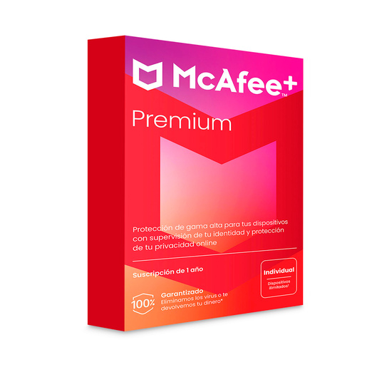 Antivirus McAfee Premium Licencia 1 año 1 dispositivo