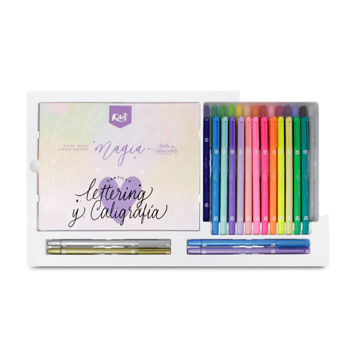 Kit para Lettering y Caligrafía Kiut 31 piezas | Office Depot Mexico
