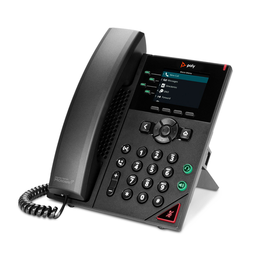 Teléfono Alámbrico IP Poly VVX 250 Negro