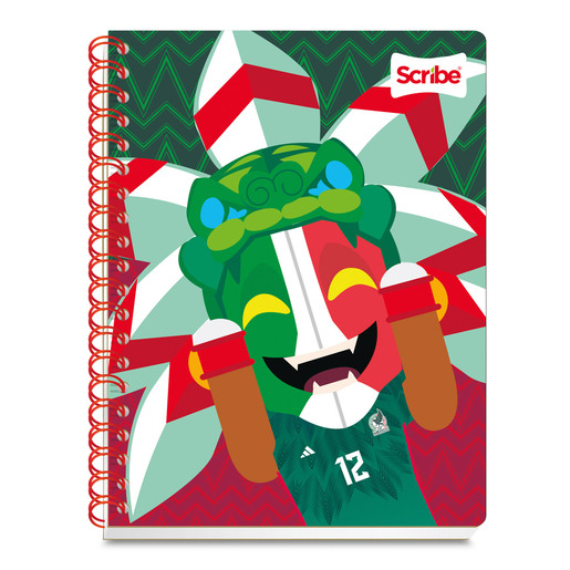 Cuaderno Profesional Scribe Selección Mexicana Raya 100 hojas