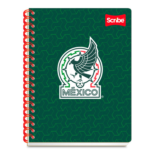 Cuaderno Profesional Scribe Selección Mexicana Cuadro Chico 100 hojas