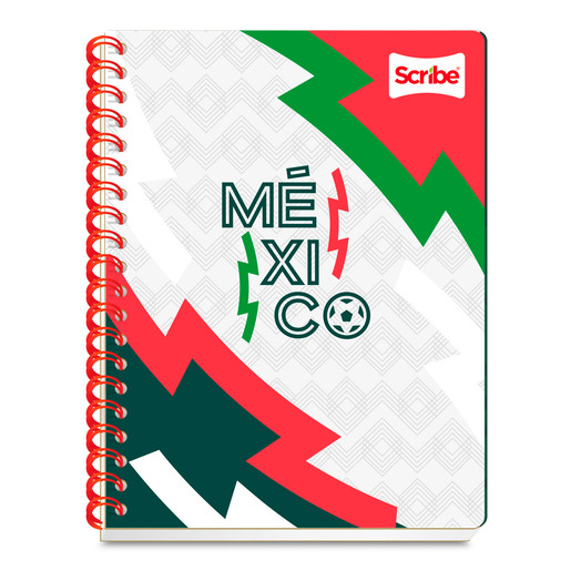 Cuaderno Profesional Scribe Selección Mexicana Cuadro Grande 100 hojas