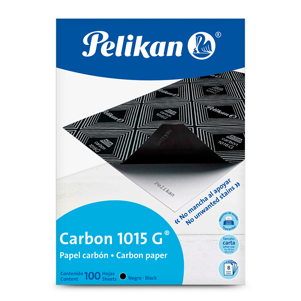Papel Carbón Pelikan 1015G / 100 hojas / Carta