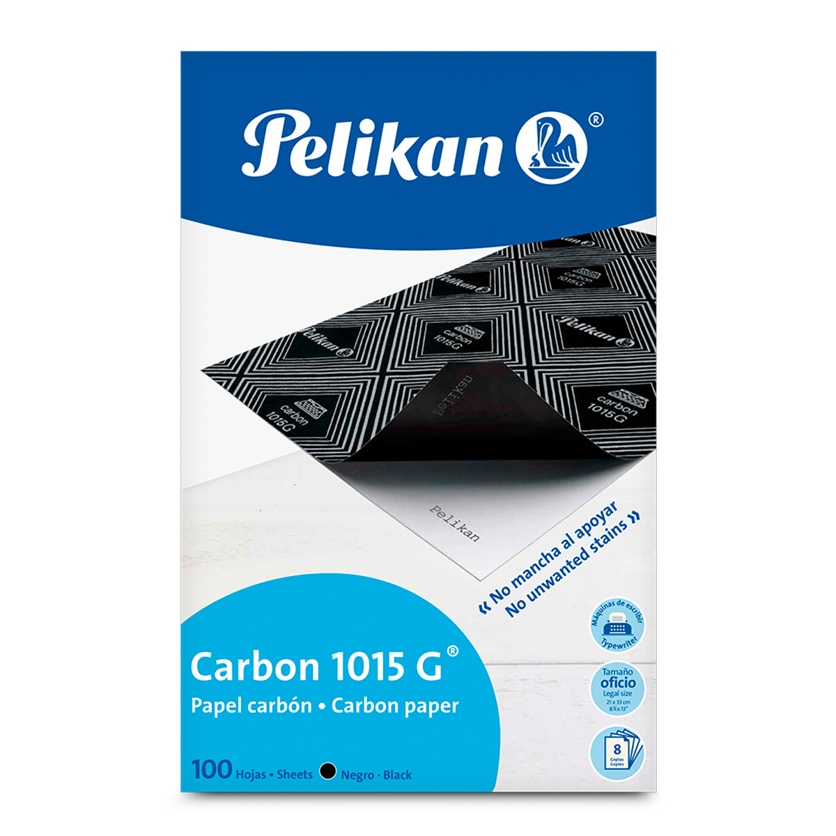 Papel Carbón Pelikan 1015G / 100 hojas / Oficio