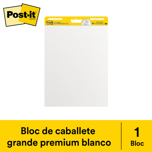 Block para Rotafolio Post-It 62.5 x 76.2 cm Blanco 30 hojas | Office ...