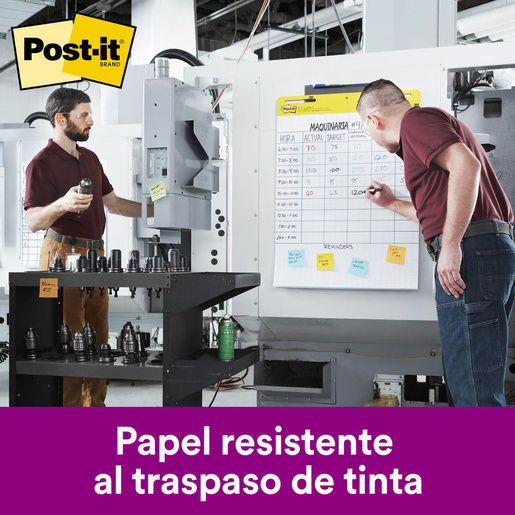Block para Rotafolio Post-It 62.5 x 76.2 cm Blanco 30 hojas | Office ...