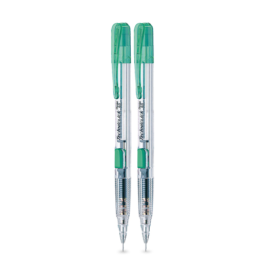 Lapicero Pentel Techniclick 0.5 mm Verde 2 piezas