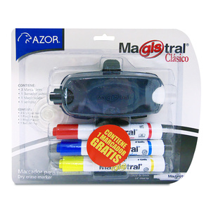 KIT MARCADORES MAGISTRAL CLASICO (COLORES, 4 PZS.) KIT MARCADORES MAGISTRAL CLASICO (COLORES, 4 PZS.)