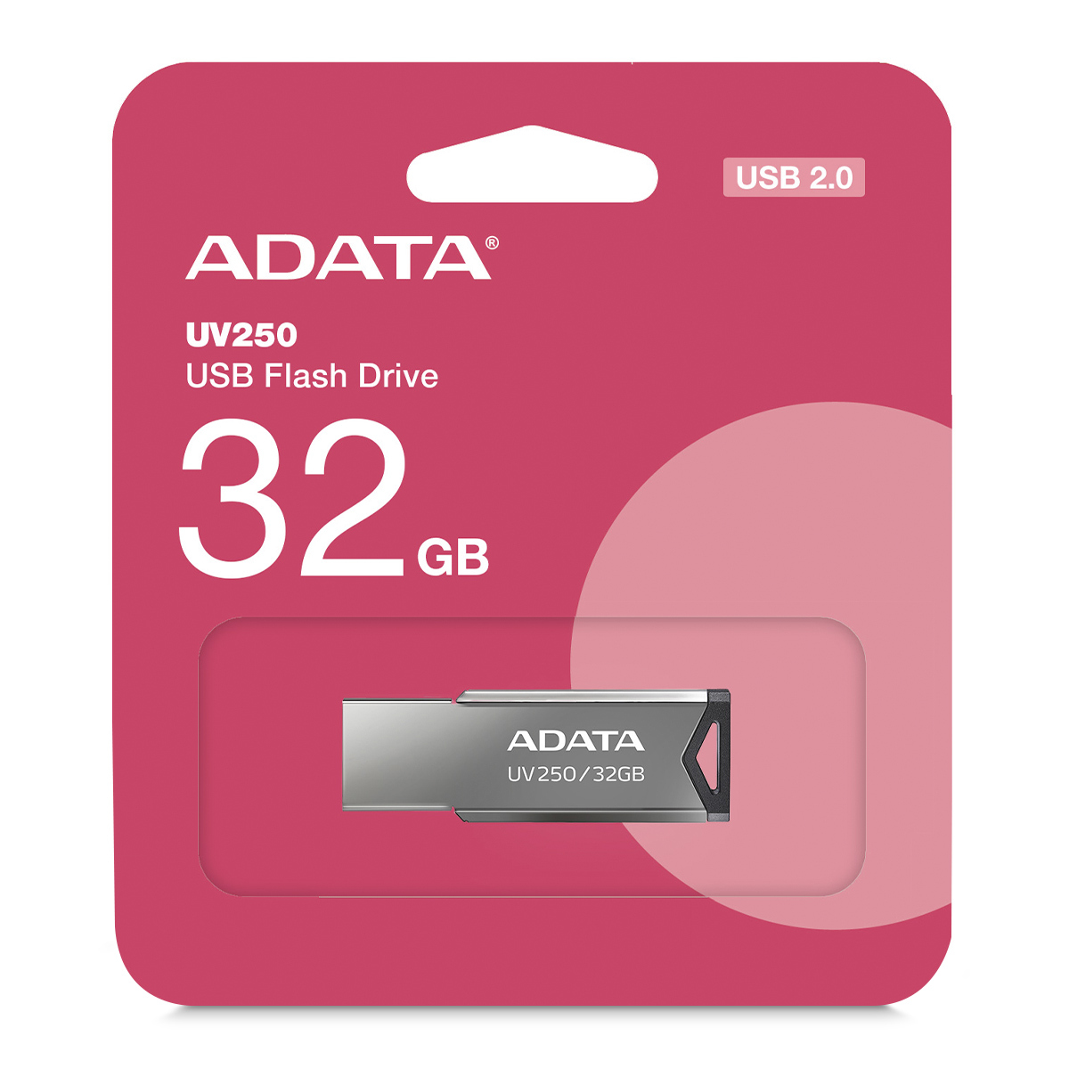 Memoria USB ADATA UV250 / 32gb / USB 2.0 / Metálico