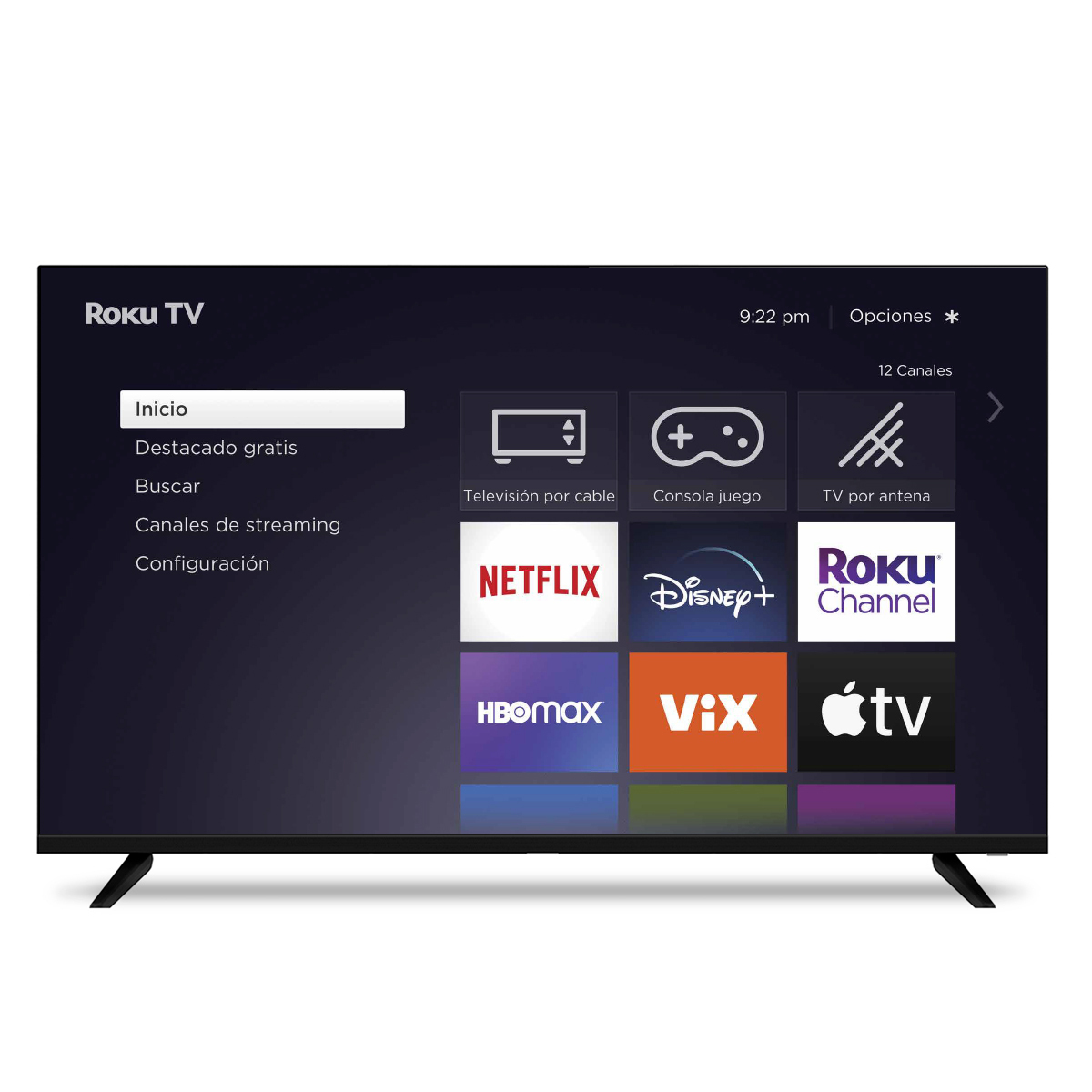 Pantalla Smart TV JVC 43 pulgadas Full HD LED Roku Frameless SI43FRF ...