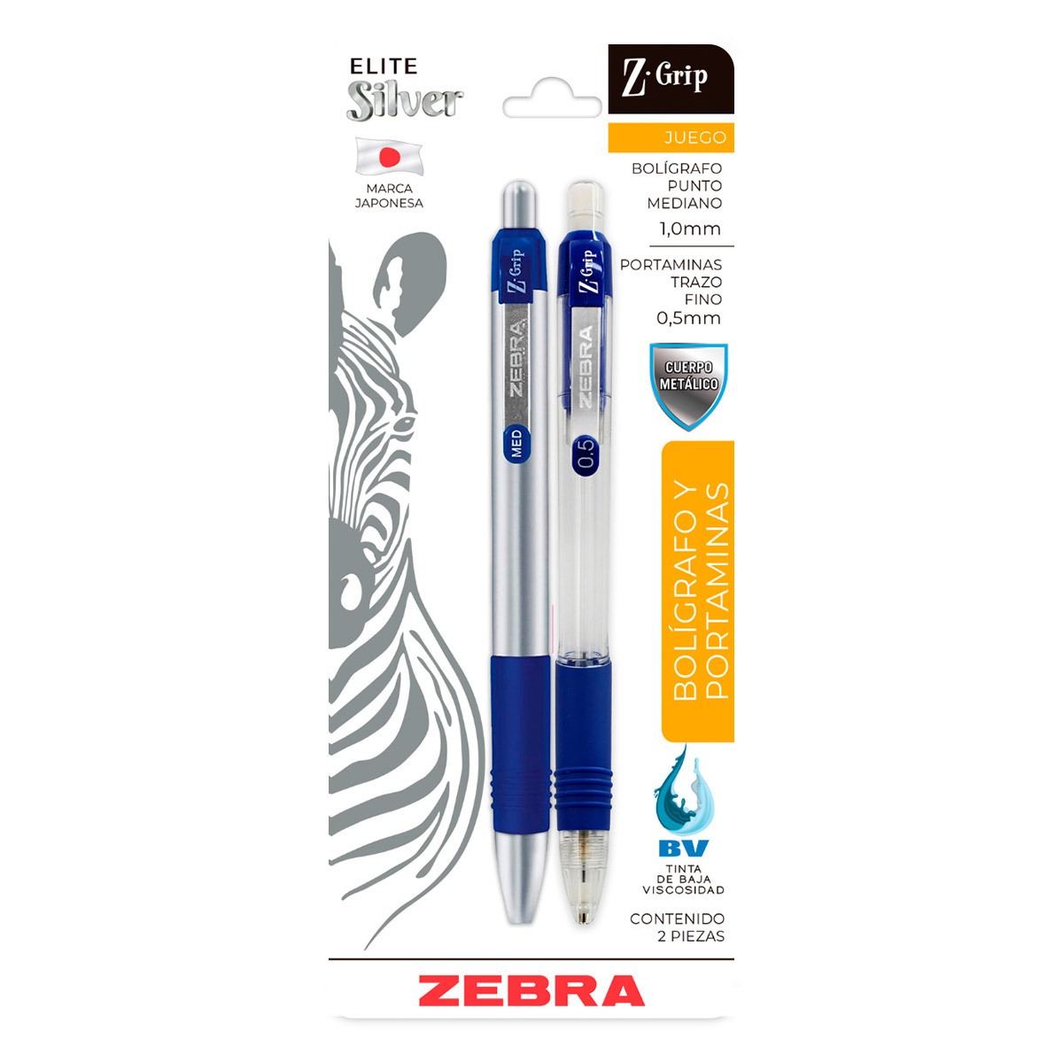 Bolígrafo y Portaminas Zebra Z-Grip