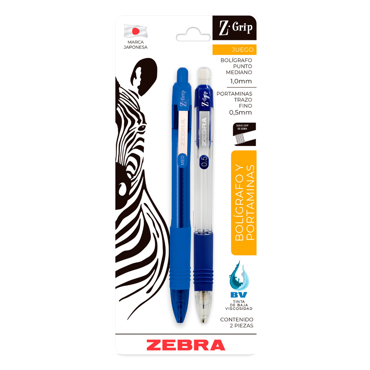 Bolígrafo y Portaminas Zebra Z-Grip