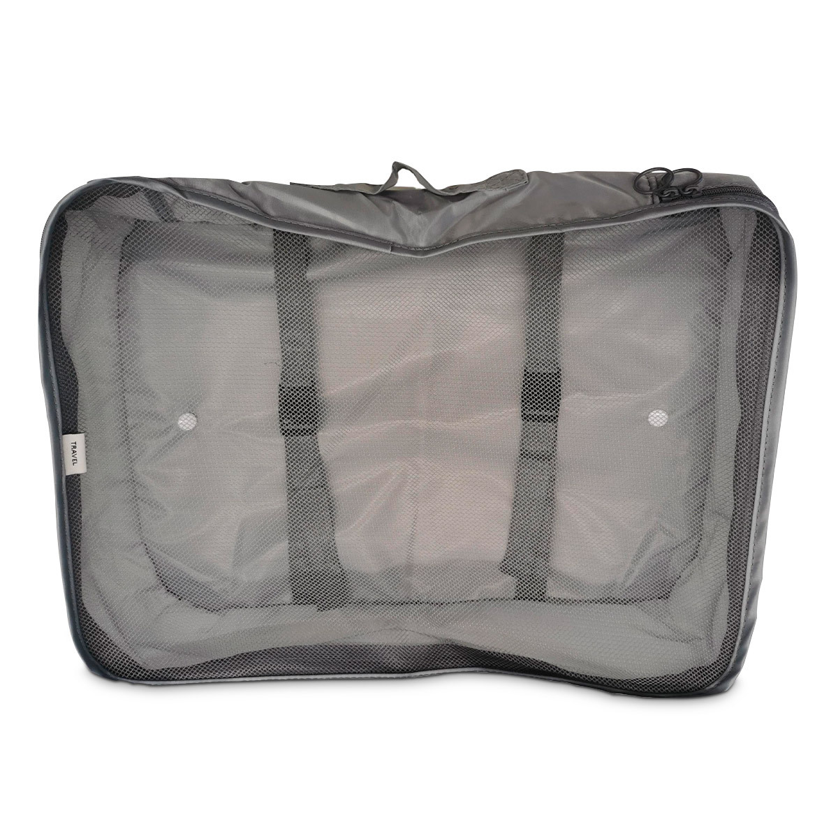 Kit Bolsas de Viaje Travel Time Diferentes Tamaños Gris 7 piezas