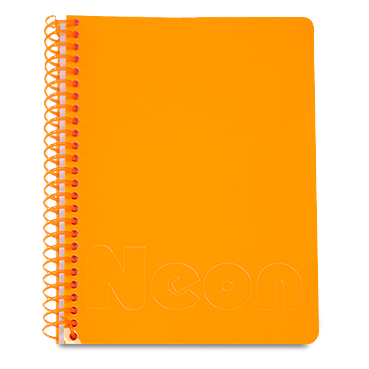 Cuaderno A5 Top Team Naranja Neón Raya 80 hojas | Office Depot Mexico