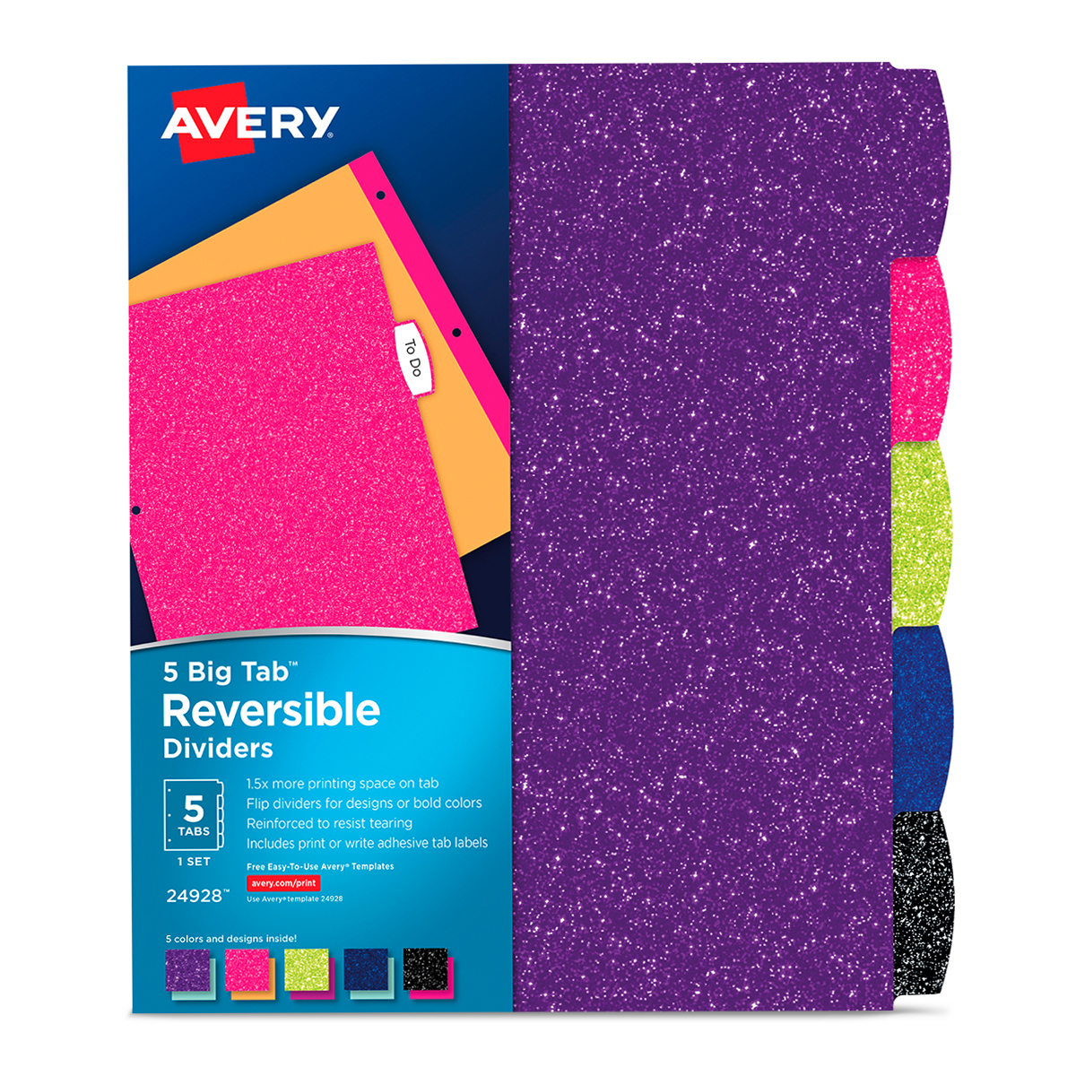 Separadores para Carpetas Avery Fashion Doble Vista Carta