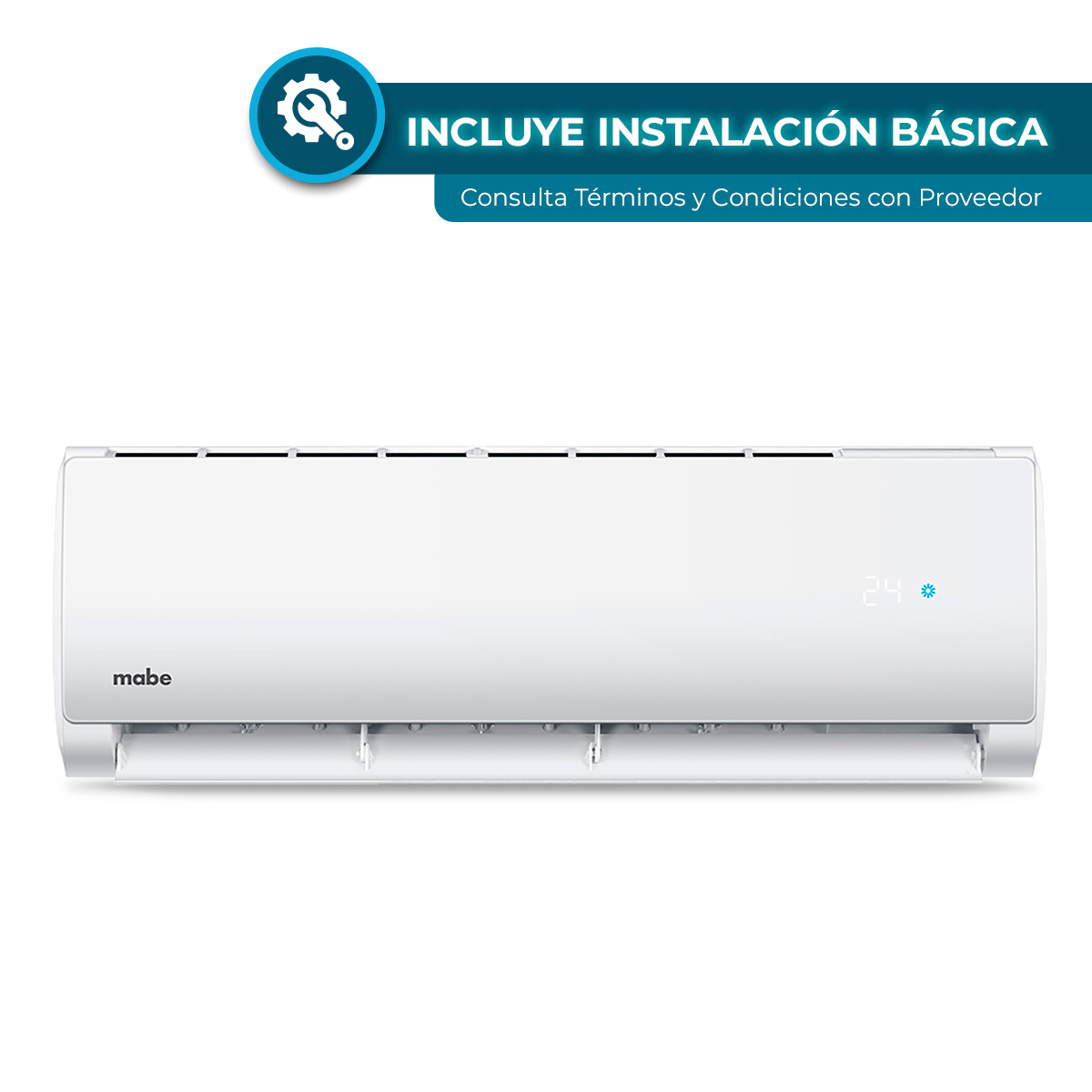 Aire Acondicionado Mini Split Mabe Frío 12,000 Btus Incluye Instalación ...