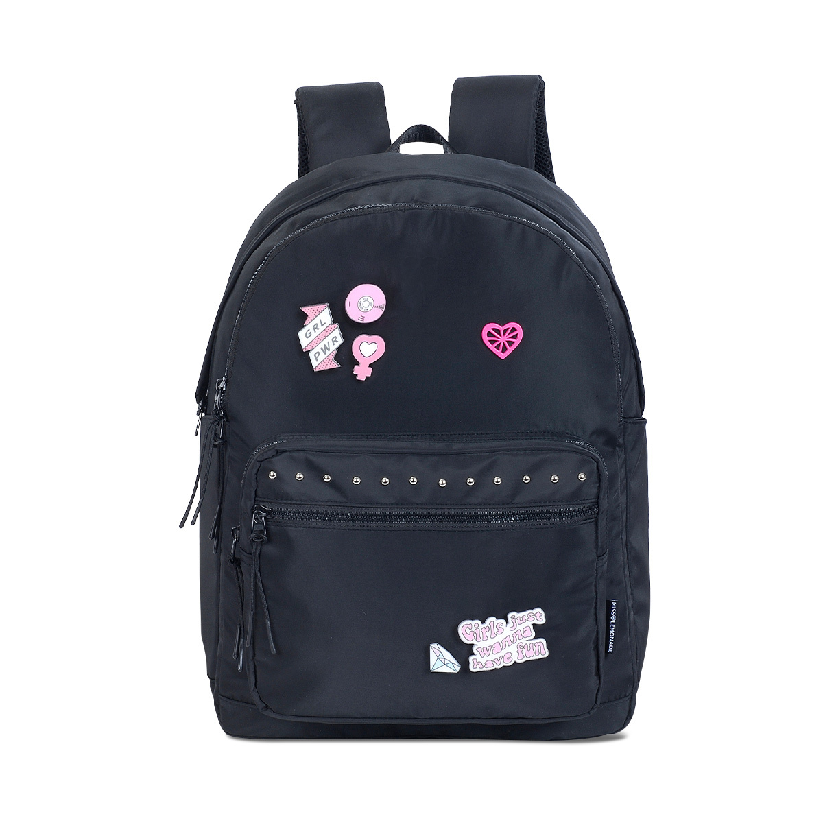 Mochila Escolar Marshmallow GRL- PWR Negro Office Depot Mexico