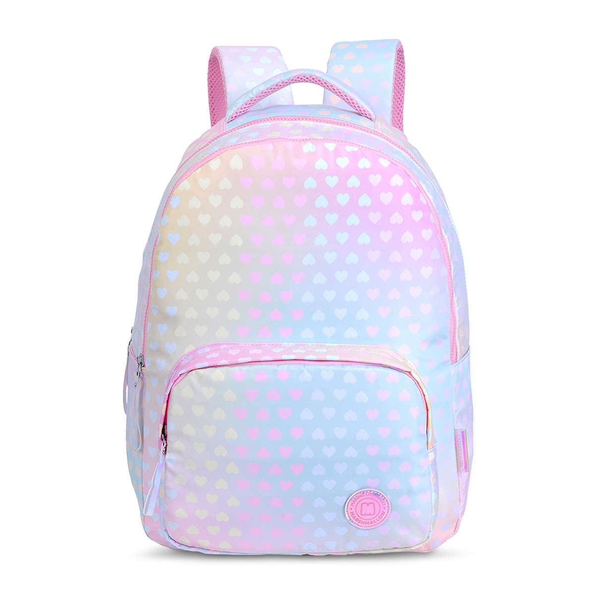 Bolsa Mochila Tornasol Mochila Escolar Marshmallow Passion Pink