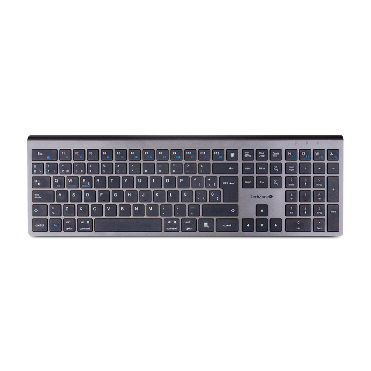 Office Depot Teclado K380 Blanco Multi Device Bluetooth Keyboard