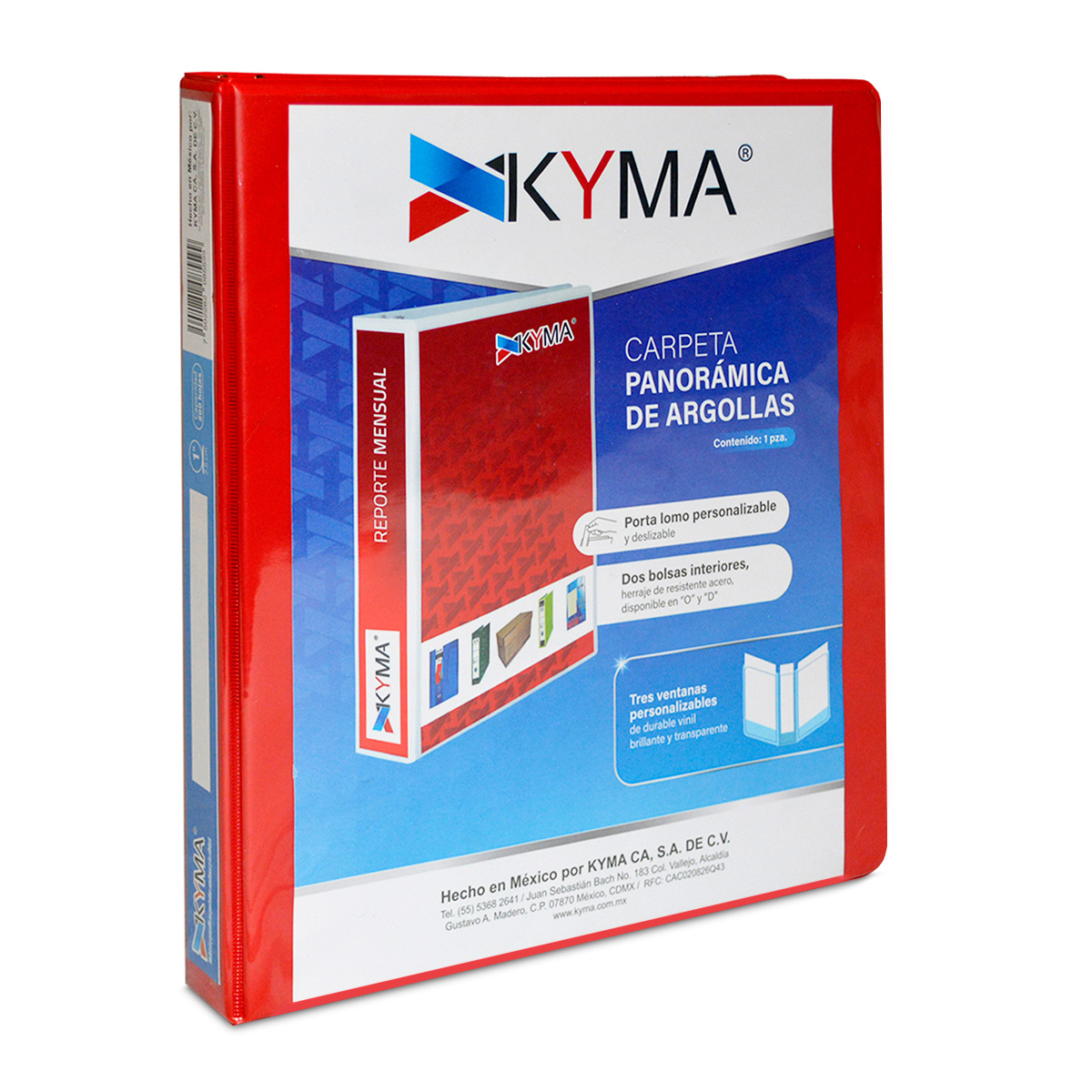 Carpeta panoramica KYMA carta cubierta m