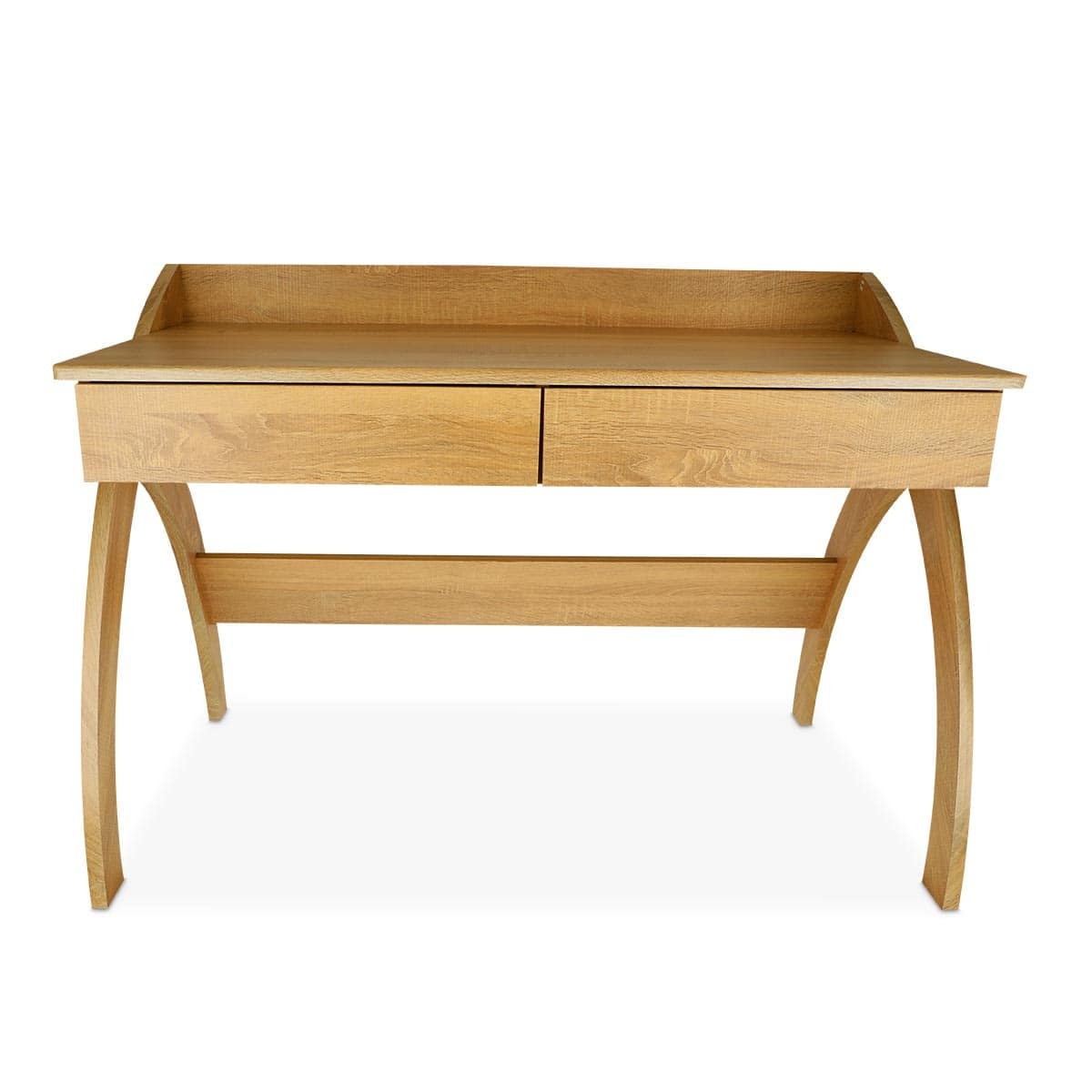 Mesa de Trabajo Ibiza Sky Desk 2 Cajones MDF Natural | Office Depot Mexico