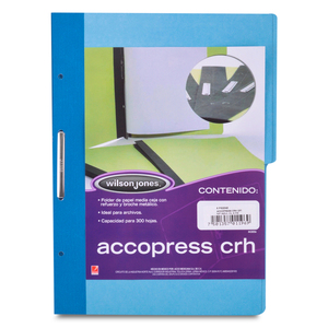 CARPETA DE BROCHE ACCOPRESS CRH (AZUL, OFICIO) CARPETA DE BROCHE ACCOPRESS CRH (AZUL, OFICIO)