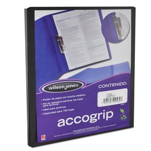 CARPETA DE PALANCA ACCOGRIP (NEGRO, CARTA) CARPETA DE PALANCA ACCOGRIP (NEGRO, CARTA)