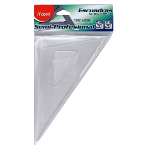 Escuadras Maped Technic Semi-Profesional 28 cm 2 piezas Escuadras Maped Technic Semi-Profesional 28 cm 2 piezas