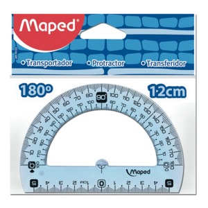 TRANSPORTADOR MAPED (TRANSPARENTE, 1 PZA.) TRANSPORTADOR MAPED (TRANSPARENTE, 1 PZA.)