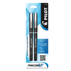 Pluma Pilot Precise V7 Fino Negro 2 piezas Pluma Pilot Precise V7 Fino Negro 2 piezas