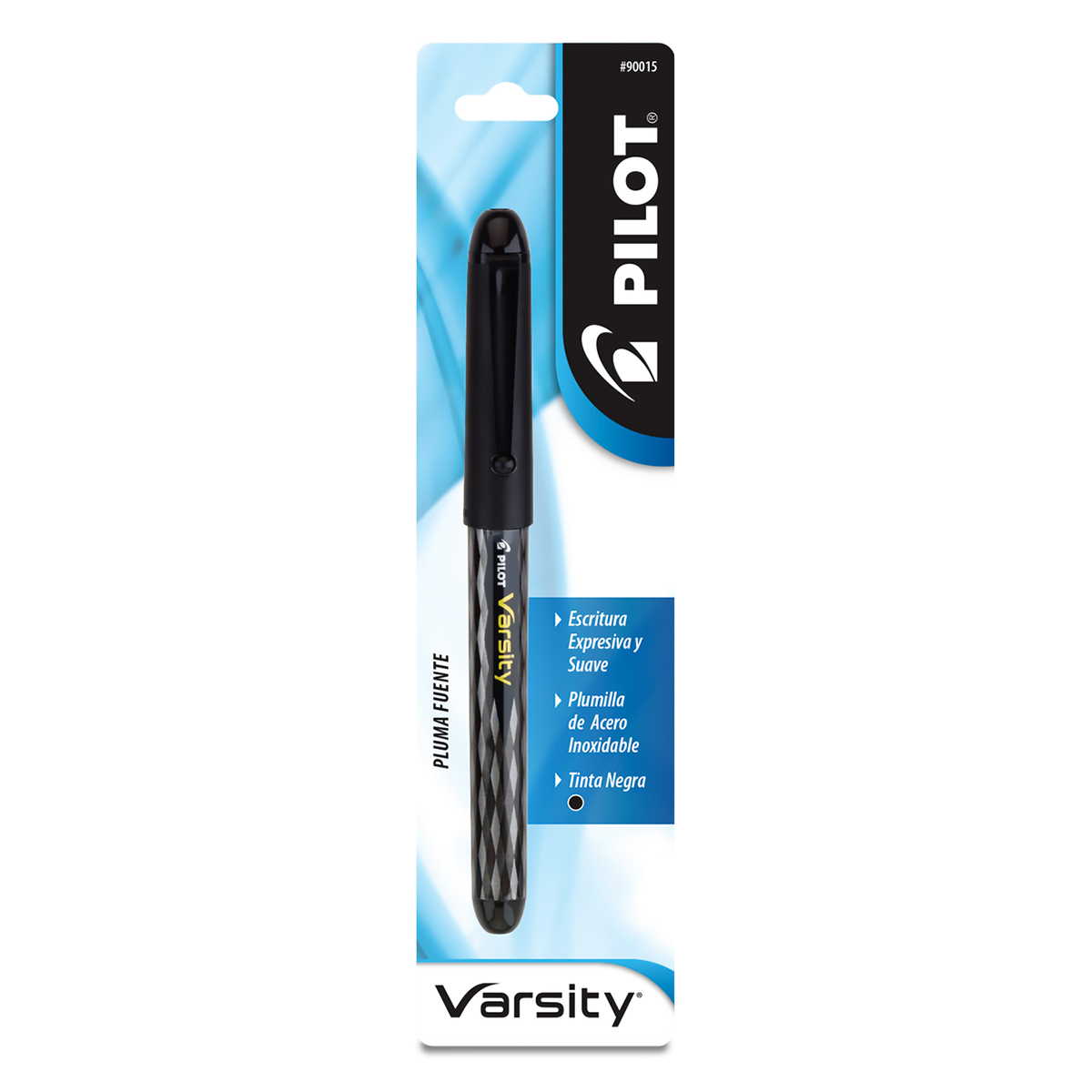 Pluma Fuente Pilot Varsity Punta metálica Tinta negra pieza