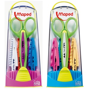 Tijeras Crea Cut Maped 5 en 1 Colores Tijeras Crea Cut Maped 5 en 1 Colores