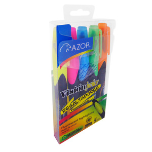 Marcatextos Azor Visión Junior Punta Cincel 5 piezas Marcatextos Azor Visión Junior Punta Cincel 5 piezas