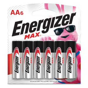 Pilas Alcalinas AA Energizer Max / Paquete 6 piezas