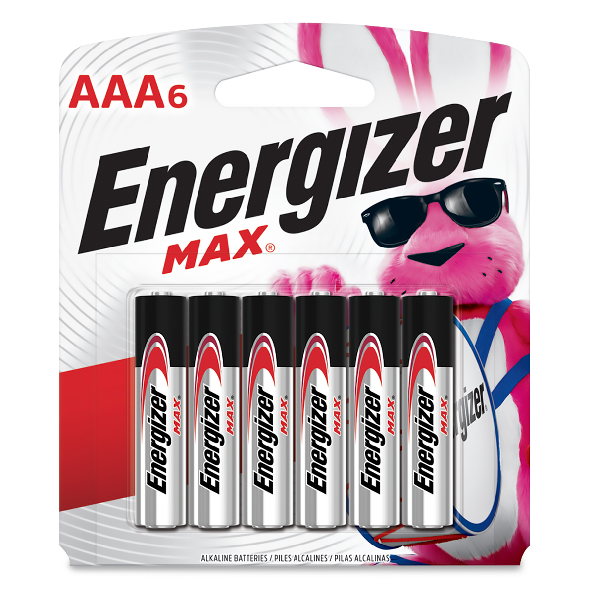 Pilas Alcalinas AAA Energizer Max / Paquete 6 piezas