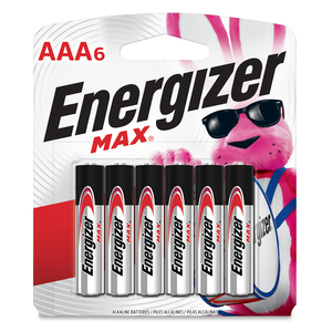 Pilas Alcalinas AAA Energizer Max / Paquete 6 piezas