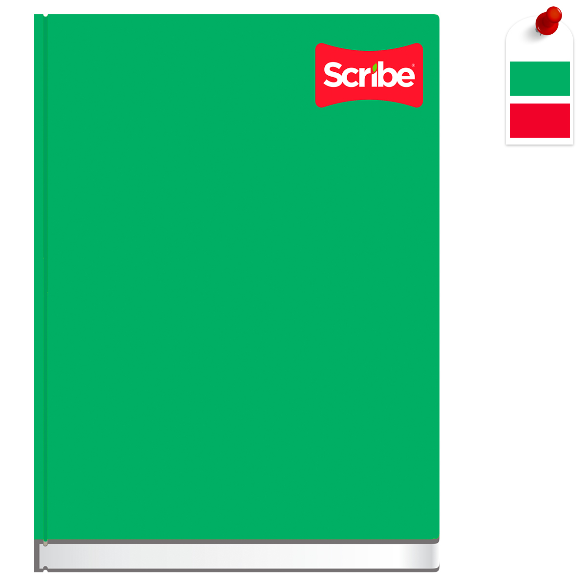 Cuaderno Forma Francesa Scribe C1753 Cuadro grande 96 hojas Cosido | Office  Depot Mexico