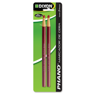 MARCADOR DE CERA DIXON PHANO (ROJO, 2, PZS.) MARCADOR DE CERA DIXON PHANO (ROJO, 2, PZS.)