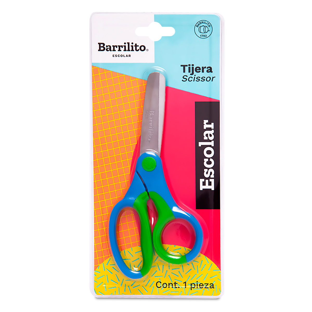Tijeras Barrilito Para Zurdos 1 Pza Office Depot Mexico