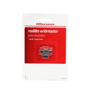 RODILLO ENTINTADOR PARA SUMADORA OFFICE DEPOT IR40T (NEGRO/ROJO) RODILLO ENTINTADOR PARA SUMADORA OFFICE DEPOT IR40T (NEGRO/ROJO)