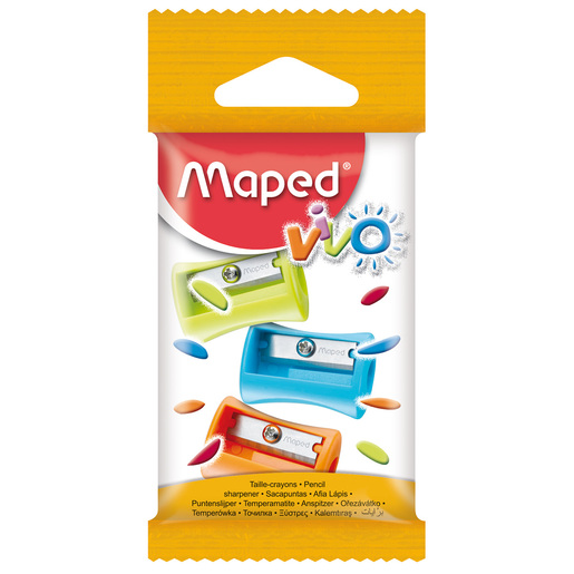 Sacapuntas Maped Vivo 3 piezas