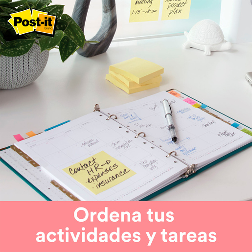 Notas Adhesivas Post-It Amarillo 7.6 x 7.6 cm