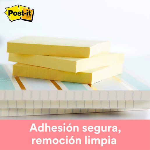Notas Adhesivas Post-It Amarillo 7.6 x 7.6 cm