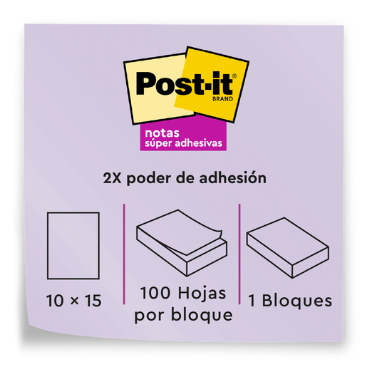 Notas Adhesivas 3M Post-It 660 / Amarillo / 10.2 x 15.2 cm