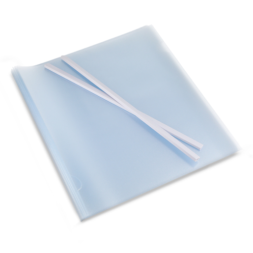 Folders Carta de Plástico con Costilla Office Depot / Transparente / 50 piezas