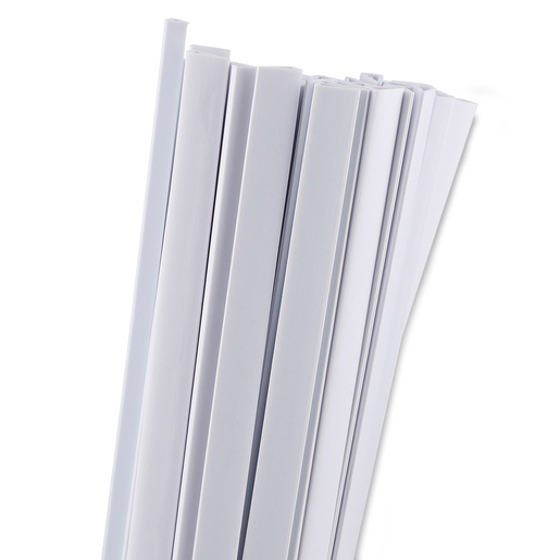 Folders Carta de Plástico con Costilla Office Depot / Transparente / 50 piezas