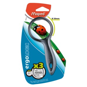 Lupa Maped Ergologic x3 50 mm Negro Lupa Maped Ergologic x3 50 mm Negro